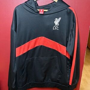 Icon Sports Liverpool FC Officially Licensed Pullover Soccer Hoodie Large